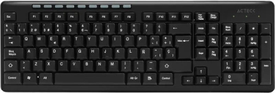 Teclado Acteck TM100 - Inalámbrico - USB - Negro