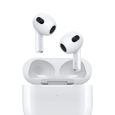 MME73AM/A Apple AirPods (3a. Generación) Inalámbrico Bluetooth Blanco Incluye Estuche de Carga MagSafe