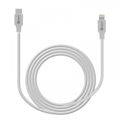 GCL-LTUT-01 Cable USB Getttech Lightning a USB-C 1m Macho Blanco