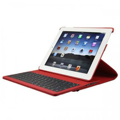 085360 Protector BRobotix Teclado Bluetooth Para iPad 2 Rojo