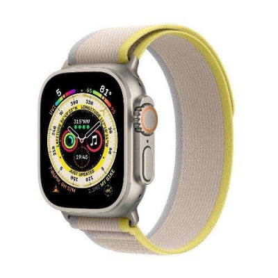 MQF23LZ/A Watch Ultra 49mm GPS Celular Correa Beige con Amarillo Carcasa Titanio