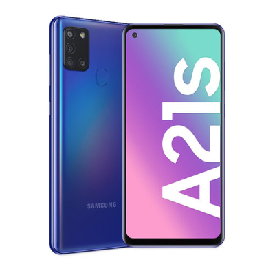 SAMGLXA21S-Azul Smartphone Samsung Galaxy A21s 6.5" Octa-Core 4GB 64GB Cámaras 13MP/48MP 5000 mAh Android 10 Azul