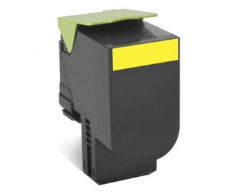 808SY Tóner Lexmark 80C8SY0  Amarillo Rendimiento Estándar Programa de Retorno