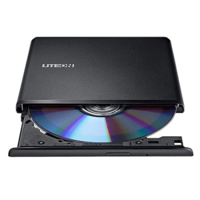 Grabador DVD Externo Portátil Lite-On DN-8A6NH Ultraslim USB Negro