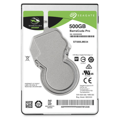 ST500LM034 Disco Duro Interno Seagate Barracuda Pro 2.5" 500GB SATA 3 7200 RPM