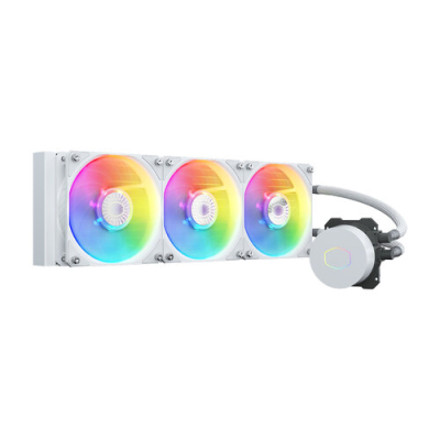 MLW-D36M-A18PW-RW Enfriamiento Líquido Cooler Master ML360L ARGB White Edition V2 - 3 Ventiladores - 650 a 1800 RPM - RGB