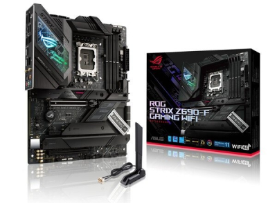 ROG STRIX Z690-F GAMING WIFI Tarjeta Madre ASUS - Socket 1700 - 4xDDR5 - 4800/5600/6400 MHz - HDMI - DisplayPort - USB-C - USB 2.0/3.2 - ATX