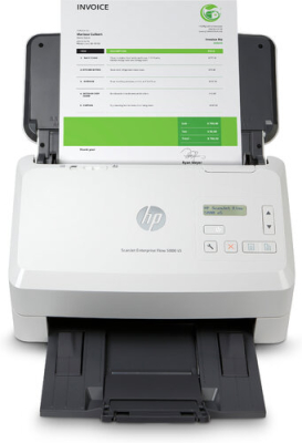 6FW09A Escáner HP ScanJet Enterprise Flow 5000 s5 65ppm USB 3.0 Dúplex Blanco