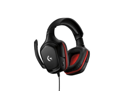 981-000755 Diadema Gamer Logitech G332 Alámbrico Micrófono Negro/Rojo