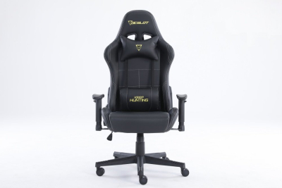 AC-8731 Silla Gamer Ocelot OGS-01 - Reclinable 155° - Soporta 150kg - Negro