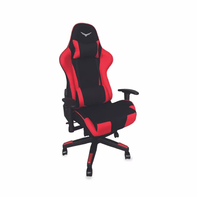 NA-0940R Silla Gamer Naceb Falcon - Soporta 140Kg - Negro con Rojo