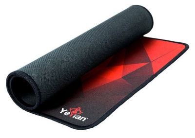 YSS-MP1050N Mouse Pad Gamer YeYian KRIEG 1050 Antiderrapante Resistente al Agua Negro / Rojo