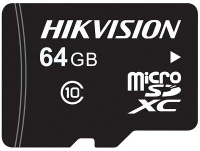 HS-TF-L2/64G/P Memoria MicroSDXC HIKVISION 64GB Clase 10 U1 Especializada para Videovigilancia
