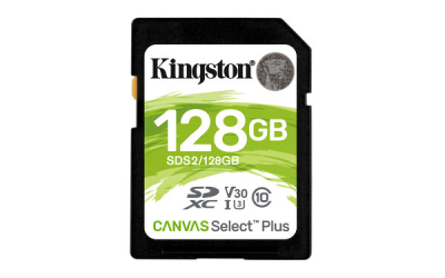 SDS2/128GB Memoria SDHC Kingston Canvas Select Plus 128GB Clase 10 UHS-I
