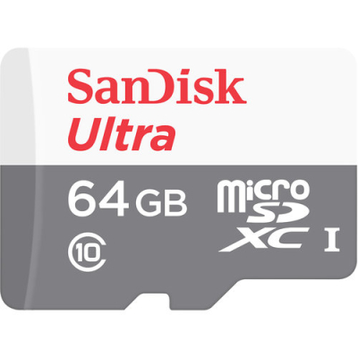 SDSQUNS-064G-GN3MA Memoria MicroSDXC SanDisk Ultra 64GB Clase 10 UHS-I C/Adaptador