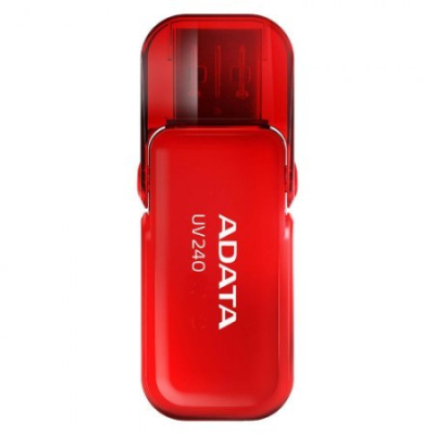 AUV240 - 16G-RRD Memoria -  USB ADATA UV240 - 16GB USB 2.0 Rojo