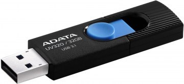 Memoria USB ADATA UV320 - 32GB - USB 3.1 - Negro/Azul