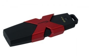HXS3/64GB Memoria USB HyperX Savage - 64GB - USB 3.1/3.0 - Negro/Rojo