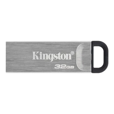 DTKN/32GB Memoria USB Kingston DataTraveler Kyson, 32GB, USB 3.2 Gen 1, Plata con Negro