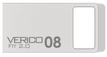 1UDOV-RLSR83-NN Memoria USB Verico, Fit Vr23, 8GB, USB 2.0, Plata
