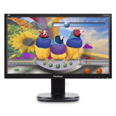 Monitor ViewSonic Pantalla 23.6'' VG2437SMC  1920x1080 VGA DVI DisplayPort USB Cámara Web y Bocinas Integradas