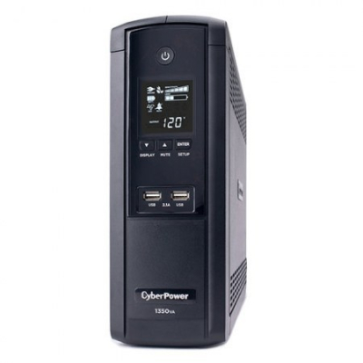 BRG1350AVRLCD UPS CyberPower UPS 1350VA/810W LCD USB 120V 60 Hz Negro