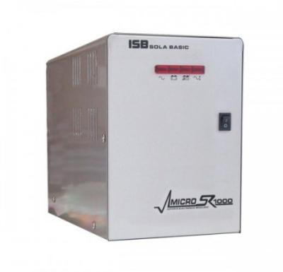 XR-21-102 UPS Sola Basic MicroSR 1000VA Regulador Electrónico 4 Contactos 20Min 1/2 carga