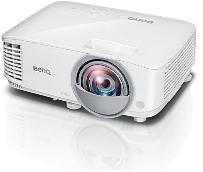 Proyector Interactivo BenQ MW826ST 3400 Lúmenes 9H.JGE77.13L WXGA 1280 x 800 VGA HDMI USB Blanco Tiro Corto