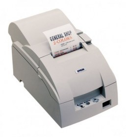 TM-U220B-603 Impresora de Tickets Epson 6lps C31C514603 16dpi RS232 Matriz Serial Blanca