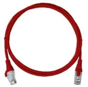 Cable de Red Enson Cat6 RJ-45 90cm 28AWG Rojo