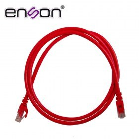 Patchcord UTP Enson Cat6 P6012R 120 Cms Color Rojo Pro-II 100% Cobre