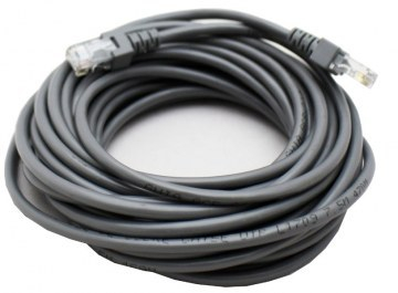 Cable de Red GHIA GCB-018 Cat5e RJ-45 7.5 Mts Gris