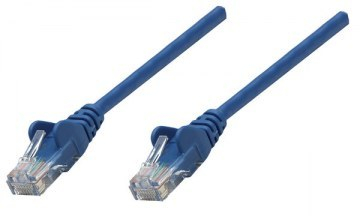 Cable de Red Intellinet 315982 Cat6a RJ-45 30cm S/FTP Blindado Azul
