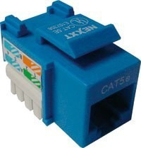 Terminación Nexxt  AW110NXT12  Modular RJ45 Cat5e Azul