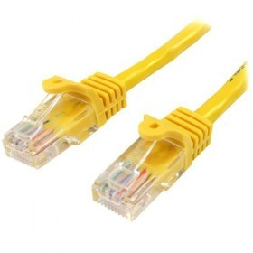 Cable de Red StarTech.com 45PAT50CMYL 50cm Cat5e Ethernet Amarillo