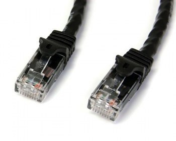 Cable de Red StarTech.com N6PATC1MBK 1m Cat6 Ethernet Gigabit Negro