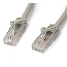Cable de Red StarTech.com N6PATC1MGR 1m Cat6 Ethernet Gigabit Gris