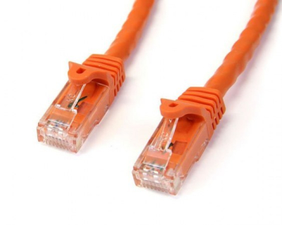 Cable de Red StarTech.com N6PATC1MOR 1m Cat6 Ethernet Gigabit Naranja 