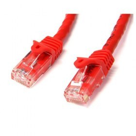 Cable de Red StarTech.com N6PATC1MRD 1m Cat6 Ethernet Gigabit Rojo
