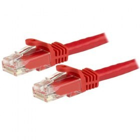 Cable de Red StarTech.com N6PATC50CMRD 50cm Cat6 Ethernet Gigabit Rojo 