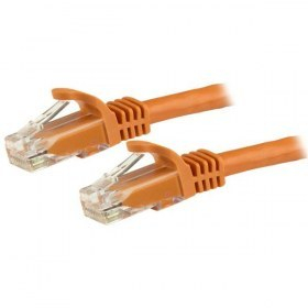 Cable de Red StarTech.com N6PATCH6INOR  Cat6 15cm Ethernet sin Enganches Naranja