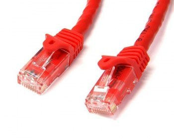 Cable de Red StarTech.com Cat6 Ethernet 15 cm Gigabit sin Enganches Rojo