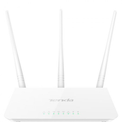 F3 Router Tenda 300 Mbit/s 2,4 GH- 3 Antenas Inalámbrico Blanco