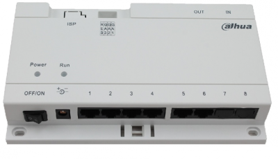 VTNS1060A Switch Dahua - Para Monitores IP DH-VTNS1060A - Cat 5e - Consumo Máximo 45W