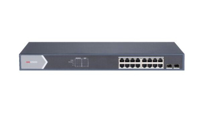 DS-3E0518P-E/M Switch HIKVISION 16 Puertos Gigabit PoE+ 2SFP No Gestionado