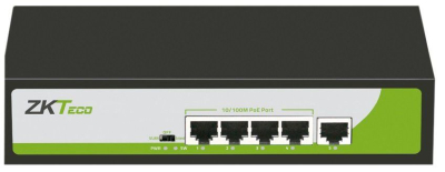 PE041-55-C Switch ZKTeco 4 Puertos Fast Ethernet