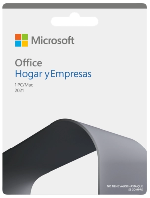 Microsoft Office Hogar y Empresas 2021 T5D-03487, 1 PC, Windows/Mac, ESD