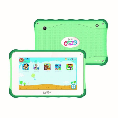 GT133V, Tablet GHIA Toddler GT133V, 7", A133 Quad Core, 1GB, 16GB, Cámara 0.3MP/2MP, Verde