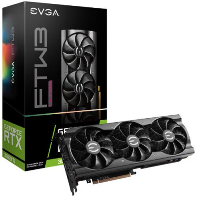 08G-P5-3667-KL Tarjeta de Vídeo EVGA GeForce RTX 3060 Ti FTW3 ULTRA GAMING - 8GB - 256-Bit - PCI-E 4.0 - GDDR6 - HDMI - DisplayPort