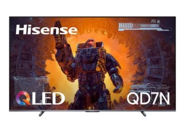 100QD7N Televisor Hisense 100QD7N, 100 pulgadas, QLED, QUANTUM DOT, 4K UHD, 3840 x 2160 Pixeles, GOOGLE SMART TV